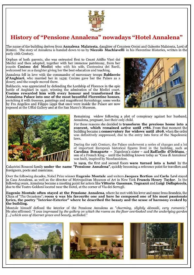 Hotel Annalena Florence